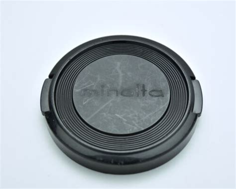 Genuine Minolta Md And Mc 57mm To Fit 55mm Lens Front Snap On Cap 3229