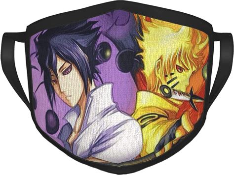 Buy Naruto And Sasuke Profile Outdoor Mask Anti Dust Suitable Adult