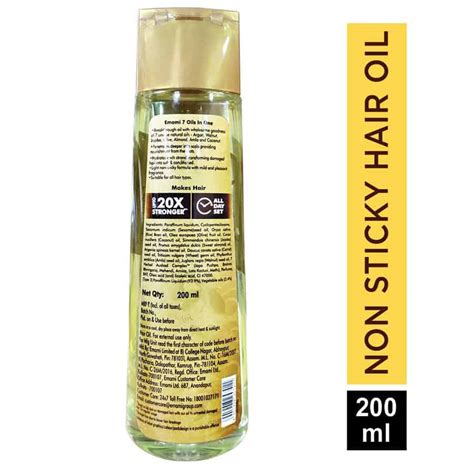 Search hair care products like hair cleanser, hair mask, hair tonic, hair color from netmeds. Buy Emami 7 Oils In One Hair Oil Bottle Of 200 Ml Online ...