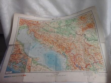 Geografska Karta Jugoslavije Iz Godine Kupindo Com