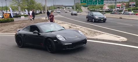 Porsche 911 Crashes After Driver Tries Launch Control Traffic Merge