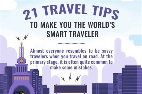 21 Travel Tips To Make You The Worlds Smart Traveler Infographic