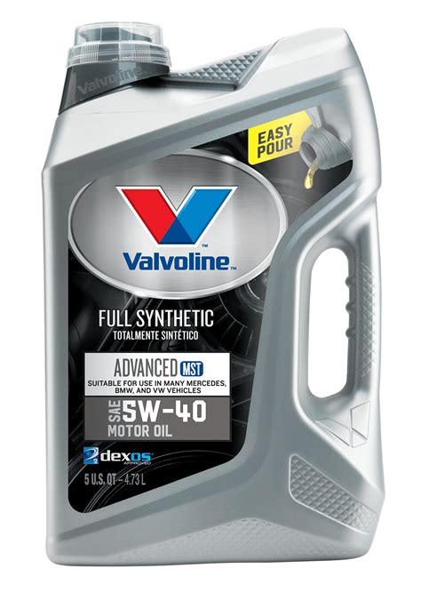 Valvoline Advanced Full Synthetic Sae 5w 40 Mst Motor Oil Easy Pour 5