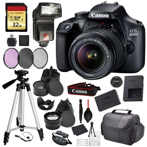 Canon Eos Rebel 4000d T100 Digital Slr Camera With Ef S 18 55mm F35