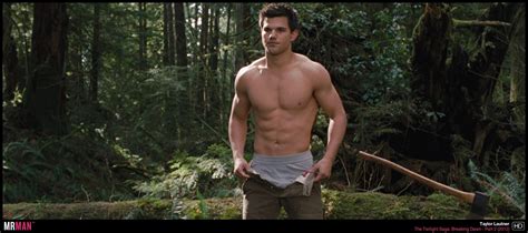Taylor Lautner Shirtless In Twilight Saga Breaking Dawn Part Celebrities Entertainers