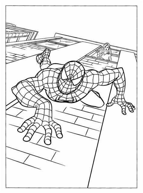 Spiderman Printable Coloring Pages Coloring Pictures Of Spiderman