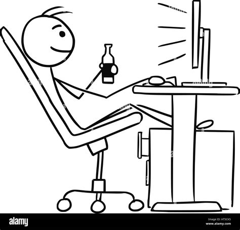 List 98 Pictures Stick Figure Sitting At Computer Sharp