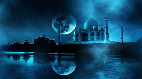 Taj Mahal Night Wallpapers Top Free Taj Mahal Night Backgrounds
