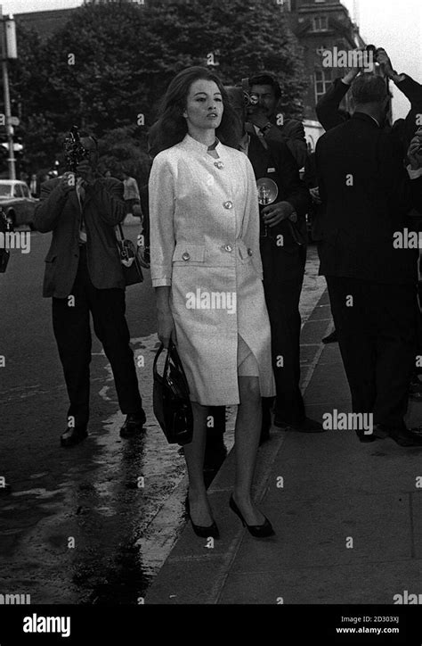 Profumo Affair Christine Keeler On The Fourth Day Of The Old Bailey Trial In Which Dr Stephen