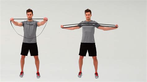 Back Shoulder Workout Resistance Bands Workoutwalls