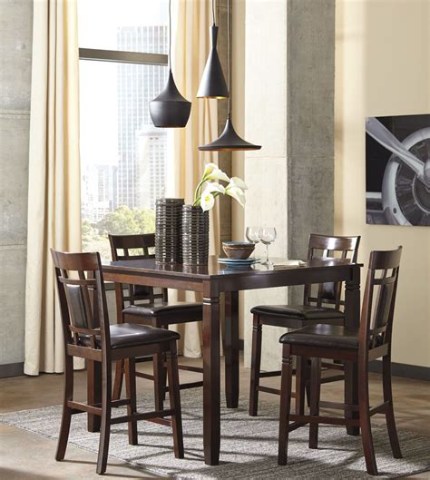 Bennox Brown Piece Counter Height Dining Room Set From Ashley Coleman Furniture