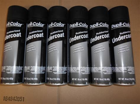 Duplicolor Paintable Rubberized Undercoat 16 Oz 6 Pack Uc101