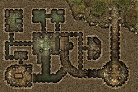 Awesome Hillside Battlemap Fantasy Map Fantasy City Map Tabletop
