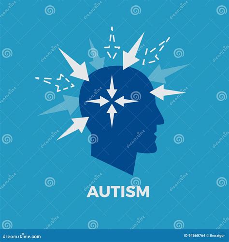 Autism Concept Vector Illustration Stock Vector Illustration Of