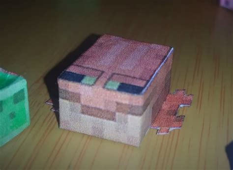 Pixel Papercraft Mini Frog Minecraft 119