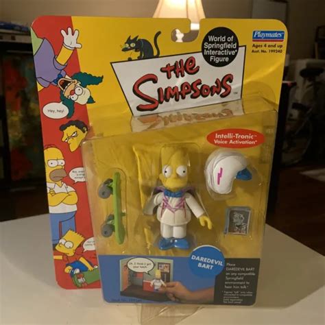 Moc The Simpsons Daredevil Bart Simpson Action Figure Mib Series 8 Playmates New 999 Picclick