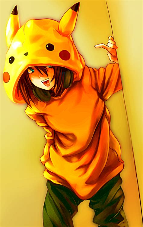 Buy Anime Character With Orange Hoodie In Stock