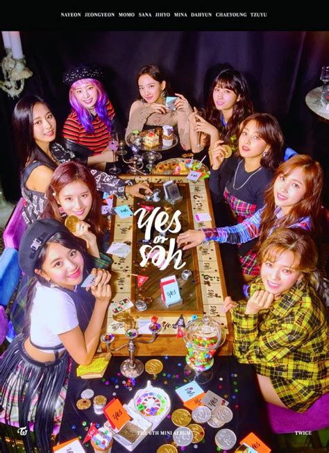 Twice Drops New Group Teaser For Yes Or Yes Cd Inserts For Nayeon