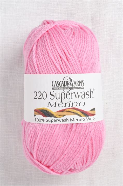 Cascade 220 Superwash Merino 24 Candy Pink Wool And Company Fine Yarn