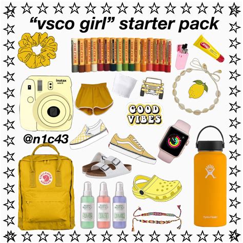 Vsco Girl Starter Pack Truloxa