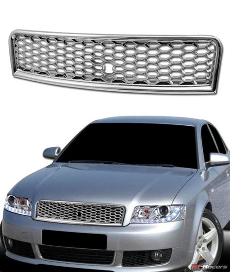 Find Chrome R Style Honeycomb Mesh Front Hood Bumper Grill Grille 02 04