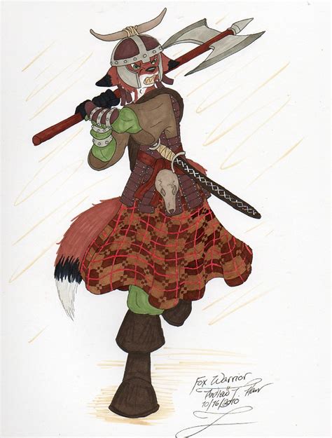 Fox Warrior By Lordfenrir On Deviantart