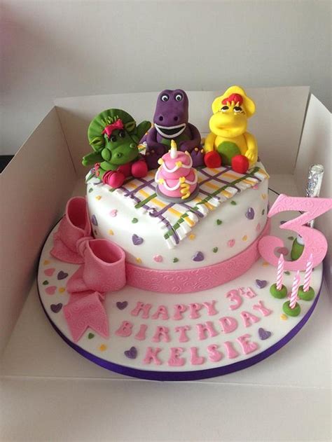 Barney Cake Decorated Cake By Donnajanecakes Cakesdecor