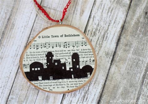O Little Town Of Bethlehem Ornament Lovely Etc