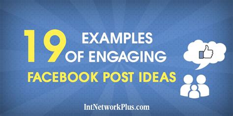 19 Examples Of Engaging Facebook Post Ideas Facebook Posts Social