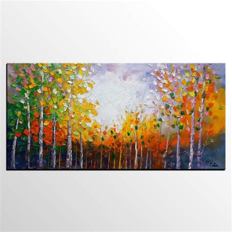 Oil Painting Landscape Painting Tree Painting Abstract Painting La