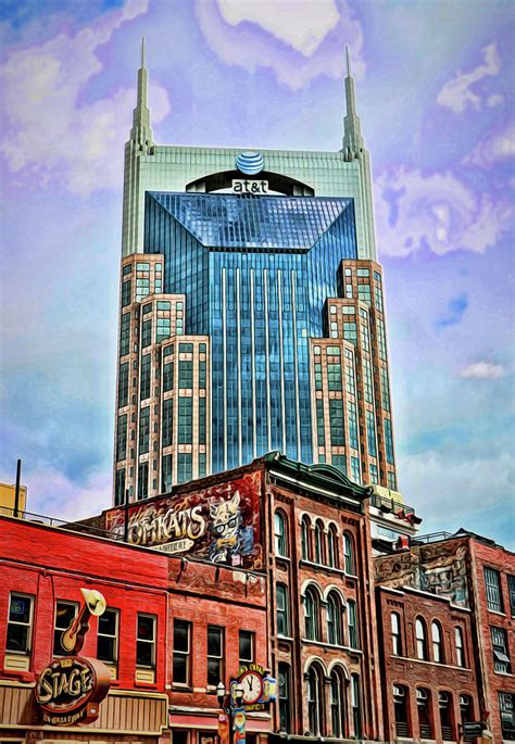 Bellsouth building, south central bell headquarters, batman building. A T and T Building A K A The Batman Building - Nashville ...