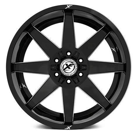 Xf Off Road Xf 236 Wheels Gloss Black With Milled Accents Rims