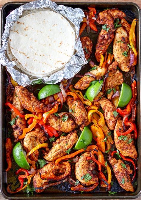 Sheet Pan Chicken Fajitas Recipe No 2 Pencil