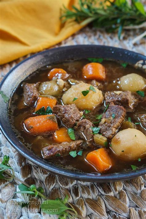 All you really need with this meal in a bowl is a thick slice of crusty bread and a piece of fruit for dessert. Easy Vegetable Beef Soup Recipe | Hostess At Heart