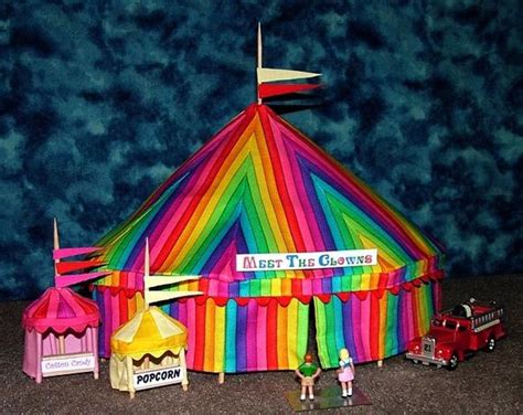 O Scale Circus Tents Meet The Clowns 54125764