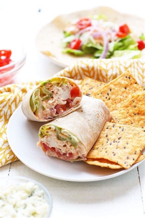 Healthy Buffalo Chicken Wrap Great For Meal Prep Fit Foodie Finds