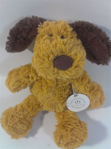 Manhattan Toy Delightfuls Duffy Dog Plush Small Bean Bag Stuffed Animal