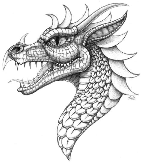 Dragon animaux coloring coloriage  Draken tekeningen, Draak tekening