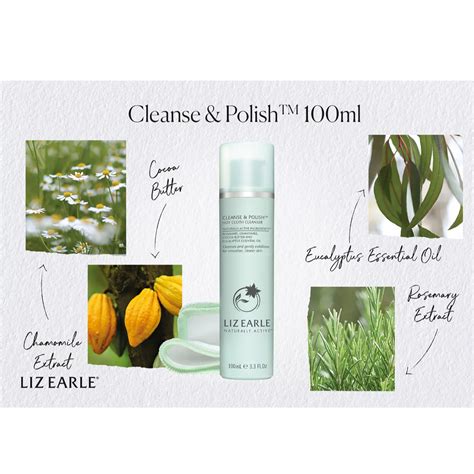 Liz Earle Cleanse And Polish Hot Cloth Cleanser 100ml Duo Qvc Uk