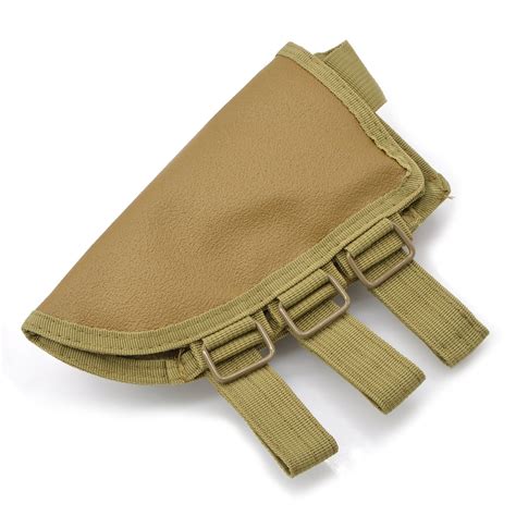 Rifle Stock Pack Cheek Pad Buttstock Ammo Holder Pouch Tactical