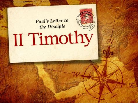 Book Of Timothy Bible Study 2 Timothy Outline Of The Book Of 1