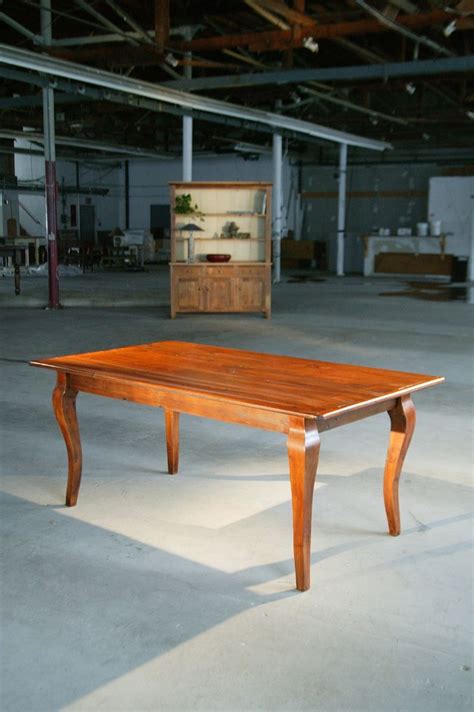Dining table legs + desk legs. Custom Dining Table With Brown Cherry With Cabriole Legs ...