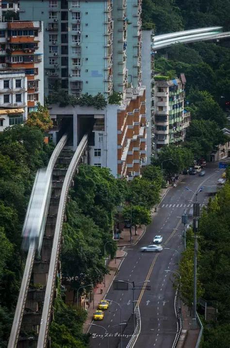 Chongqing Vertical City Of China A Tourist Goes No Return