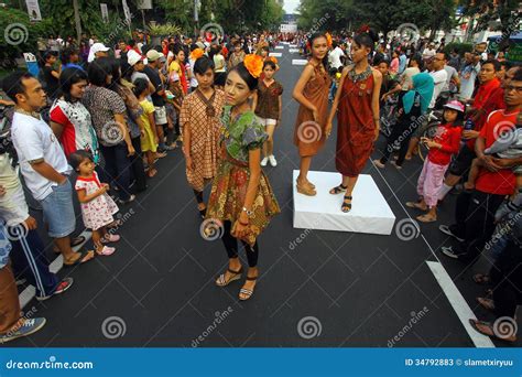 Fashion Show On The Strret Editorial Stock Photo Image Of Exhibition