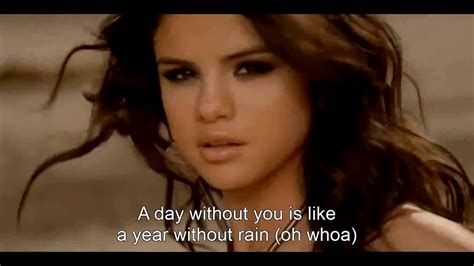 Selena Gomez And The Scene A Year Without Rain Hd Music Video Lyrics