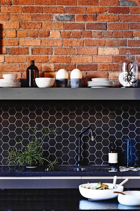 25 Stylish Hexagon Tiles For Kitchen Walls And Backsplashes Homemydesign