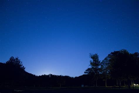 Night Time Landscape At Devils Lake State Park Wisconsin Image Free
