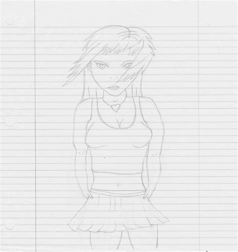 Anime Girl Pretty Girl Drawing By Funkymushroom Dragoart