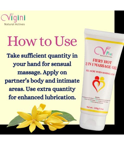 Vigini Natural Actives Sexual Arousal Vaginal Lubricant Lube Anal Massage Gel For Men And Women