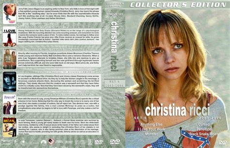 Christina Ricci Film Collection Set 6 Dvd Covers 2003 2006 R1 Custom